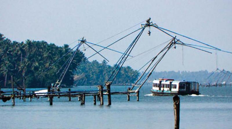 The Ashtamudi Lake in Kollam The Ashtamudi Lake in Kollam