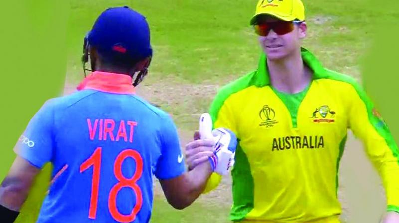 After earning and long living up to the reputation of being the angry young man of Indian cricket, Kohli’s gesture of going across to Smith, a cricketer who had been banned for tampering with the ball, and shaking his hand along with an appeal to Indian cricket fans to applaud Smith rather than boo him, met with very warm responses from the Twitterati. After earning and long living up to the reputation of being the angry young man of Indian cricket, Kohli’s gesture of going across to Smith, a cricketer who had been banned for tampering with the ball, and shaking his hand along with an appeal to Indian cricket fans to applaud Smith rather than boo him, met with very warm responses from the Twitterati.