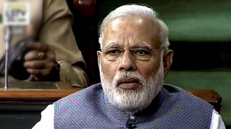 Prime Minister Narendra Modi in the Lok Sabha in New Delhi (Photo: PTI) Prime Minister Narendra Modi in the Lok Sabha in New Delhi (Photo: PTI)