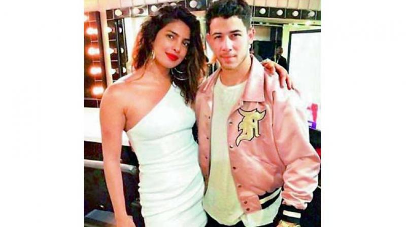 Priyanka Chopra and her beau Nick Jonas Priyanka Chopra and her beau Nick Jonas