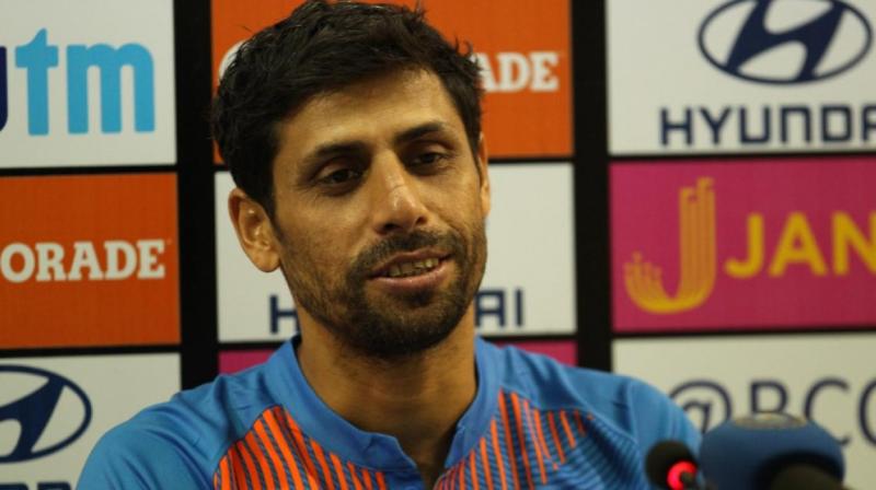 Ashish Nehra acknowledged that he was lucky to be going on his own terms and in front of his home crowd.(Photo: BCCI) Ashish Nehra acknowledged that he was lucky to be going on his own terms and in front of his home crowd.(Photo: BCCI)