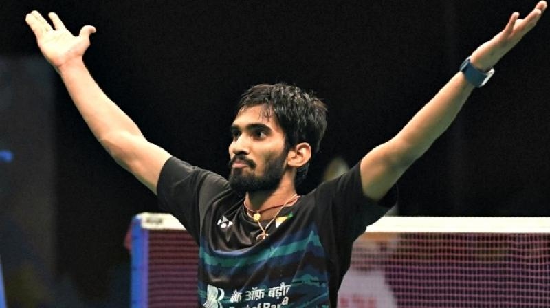 Kidambi Srikanth, who reached five finals and clinched four titles this year so far, now has 73,403 points, 4527 point away from World Champion Viktor Axelsen of Denmark, who heads the ranking list.(Photo: AFP) Kidambi Srikanth, who reached five finals and clinched four titles this year so far, now has 73,403 points, 4527 point away from World Champion Viktor Axelsen of Denmark, who heads the ranking list.(Photo: AFP)
