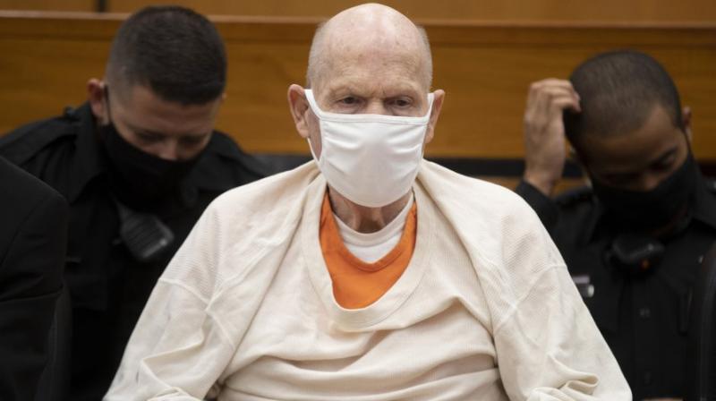 Joseph James DeAngelo sits in court during the third day of victim impact statements at the Gordon D. Schaber Sacramento County Courthouse. (AP)