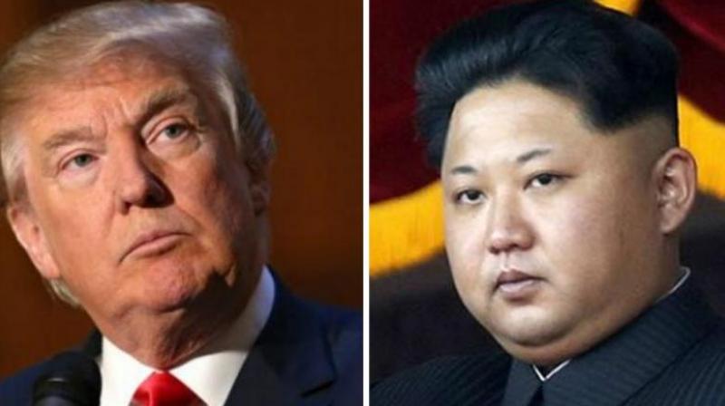 US President Donald Trump on Tuesday warned Kim Jong-Un that he possessed a nuclear button that is 'much bigger and more powerful' than that of the North Korean leader. (Photo: AFP) US President Donald Trump on Tuesday warned Kim Jong-Un that he possessed a nuclear button that is 'much bigger and more powerful' than that of the North Korean leader. (Photo: AFP)