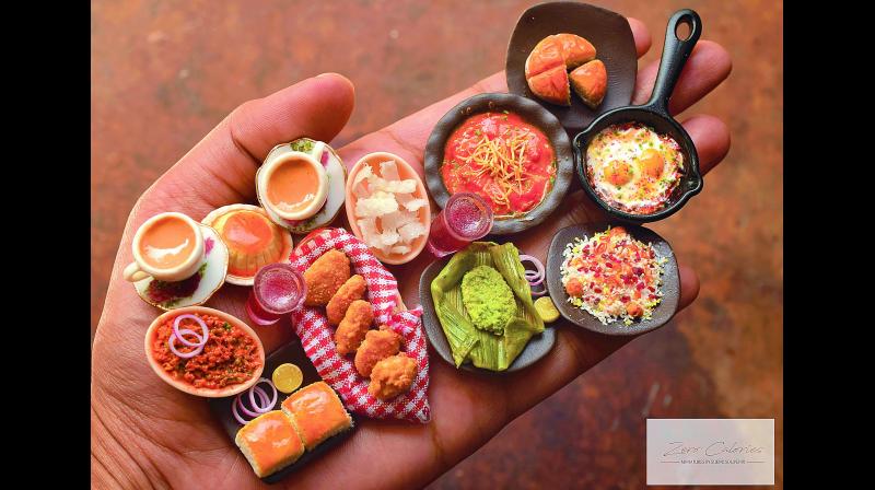Shilpa has channelled her love for art and food to create the most appetising mini sculptures. Shilpa has channelled her love for art and food to create the most appetising mini sculptures.