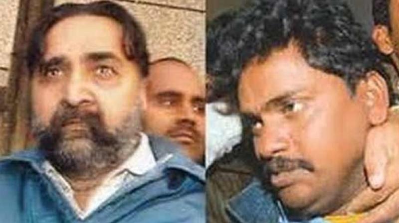 Both Pandher (L) and his domestic help Surinder Koli (R) have confessed to charges of raping, killing and cannibalism. (Photo: ANI) Both Pandher (L) and his domestic help Surinder Koli (R) have confessed to charges of raping, killing and cannibalism. (Photo: ANI)
