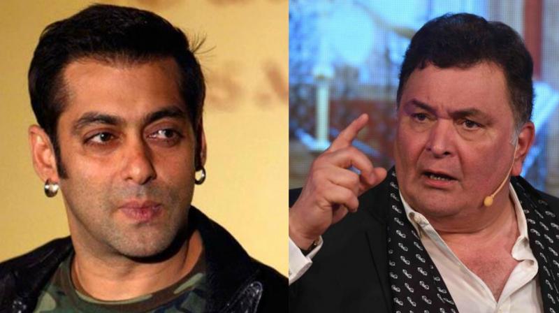 Salman Khan and Rishi Kapoor. Salman Khan and Rishi Kapoor.