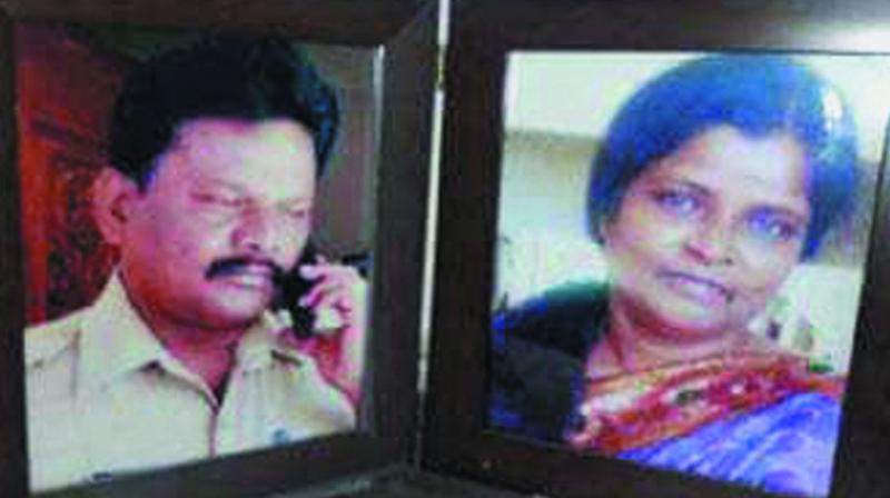 SI G. Chittibabu and his wife Sarojana SI G. Chittibabu and his wife Sarojana