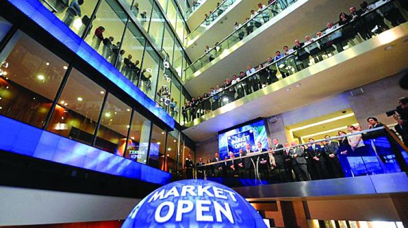 The exchange, which has no trading floor, continued to function as normal. The exchange, which has no trading floor, continued to function as normal.