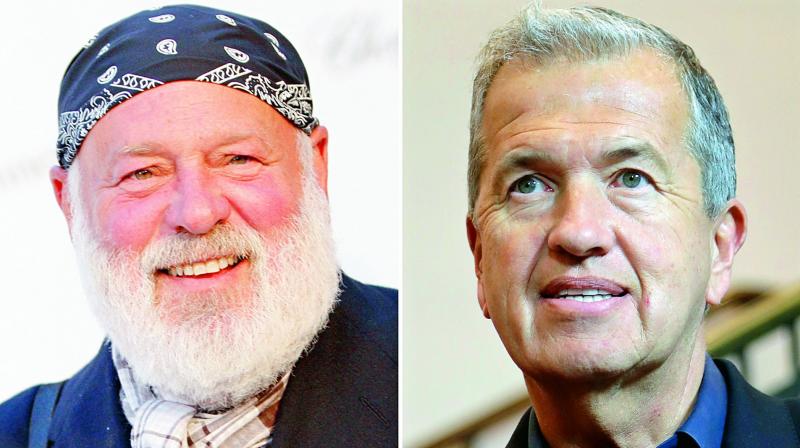 Bruce Weber, left, and Mario Testino Bruce Weber, left, and Mario Testino