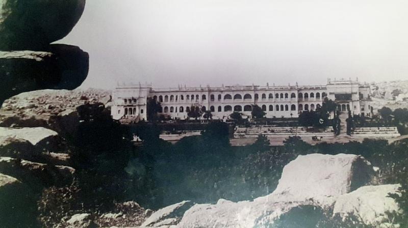 The Errum Manzil Palace before it was acquired by the state government in 1951. Picture courtesy Dr Mir Asghar Husain. The Errum Manzil Palace before it was acquired by the state government in 1951. Picture courtesy Dr Mir Asghar Husain.