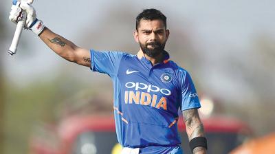 Good luck charm for Virat Kohli