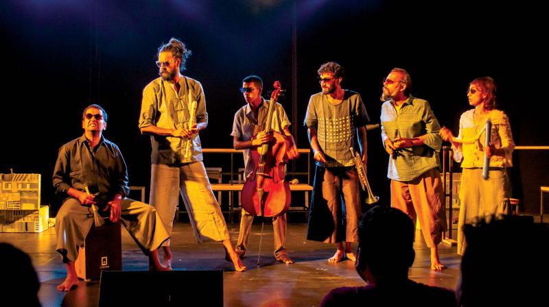 Still from their earlier performance in Goa Still from their earlier performance in Goa