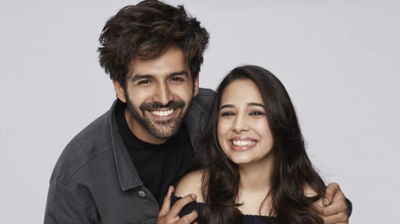 Kartik Aaryan with his sister Kritika. Kartik Aaryan with his sister Kritika.