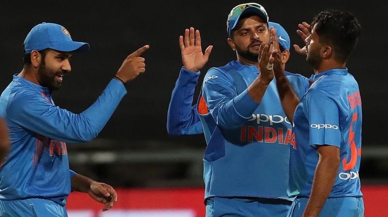 Team India led by Rohit Sharma, begins yet another Sri Lankan sojourn by taking on the islanders in the opening match of the Tri-Nation Nidahas Twenty20 Cup. (Photo: BCCI) Team India led by Rohit Sharma, begins yet another Sri Lankan sojourn by taking on the islanders in the opening match of the Tri-Nation Nidahas Twenty20 Cup. (Photo: BCCI)
