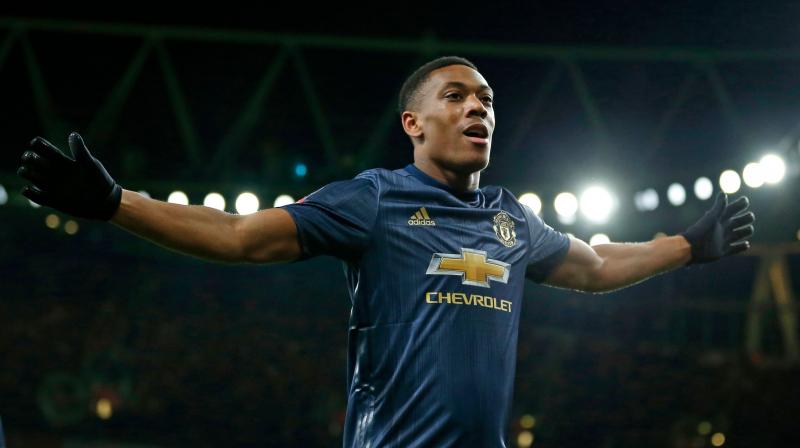 United announced that the France striker had signed a new contract that commits him to the club until at least June 2024, with the option for a further year. (Photo: AFP) United announced that the France striker had signed a new contract that commits him to the club until at least June 2024, with the option for a further year. (Photo: AFP)
