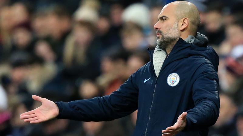 Guardiola can be thankful City will go into the match at the Etihad Stadium only five points behind leaders Liverpool. (Photo: AFP) Guardiola can be thankful City will go into the match at the Etihad Stadium only five points behind leaders Liverpool. (Photo: AFP)