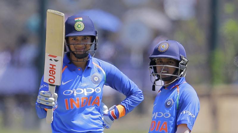 After scoring her fourth ODI century and an unbeaten 90 in the three-match series against New Zealand, Mandhana now sits above Ellyse Perry and Meg Lanning. (Photo: AP) After scoring her fourth ODI century and an unbeaten 90 in the three-match series against New Zealand, Mandhana now sits above Ellyse Perry and Meg Lanning. (Photo: AP)