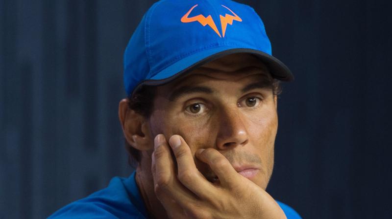 Rafael Nadal, who has not competed since retiring against Croatia’s Marin Cilic in Melbourne last month, was in Acapulco hoping to close the gap on world number one Roger Federer. (Photo: AP) Rafael Nadal, who has not competed since retiring against Croatia’s Marin Cilic in Melbourne last month, was in Acapulco hoping to close the gap on world number one Roger Federer. (Photo: AP)