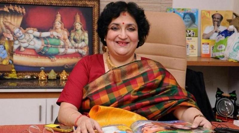 Supreme Court took strong exception to Latha Rajinikanth's attempt to wriggle out of her liability to pay Rs 6.2 crore to an advertising agency on the pretext that her previous lawyer had wrongly given the undertaking. (Photo: Facebook | Latha Rajinikanth) Supreme Court took strong exception to Latha Rajinikanth's attempt to wriggle out of her liability to pay Rs 6.2 crore to an advertising agency on the pretext that her previous lawyer had wrongly given the undertaking. (Photo: Facebook | Latha Rajinikanth)