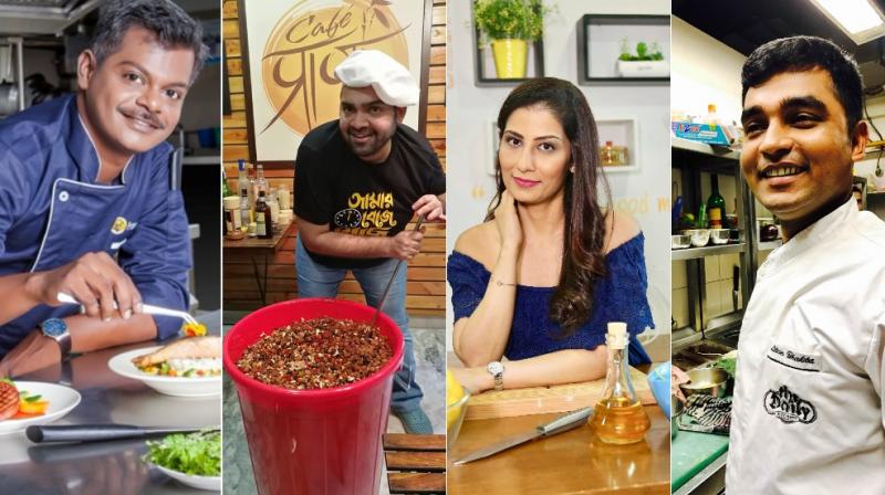 From left to right: Chef Tilak Vel, Chef Rahul Arora, Chef Meghna Kamdar and Chef Liton Bhakta From left to right: Chef Tilak Vel, Chef Rahul Arora, Chef Meghna Kamdar and Chef Liton Bhakta