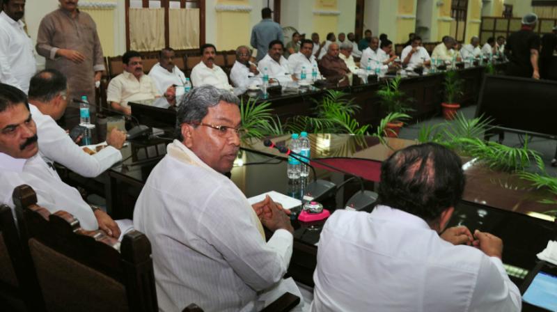 Siddaramaiah also hit out at the central government, accusing it of not releasing funds for flood relief. (Photo: PTI) Siddaramaiah also hit out at the central government, accusing it of not releasing funds for flood relief. (Photo: PTI)