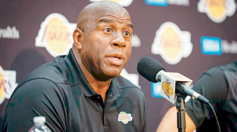 NBA legend Magic Johnson. DC File Photo NBA legend Magic Johnson. DC File Photo