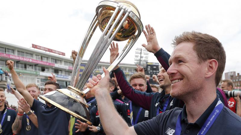 World Cup-winning England captain Eoin Morgan. AFP Photo