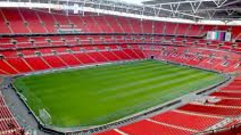 Wembley Stadium.