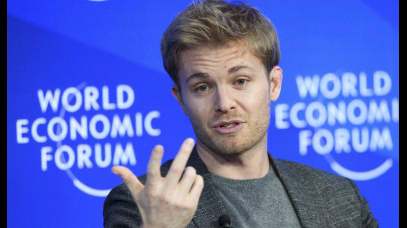 Formula 1 World Champion Nico Rosberg speaks during a panel discussion at the 47th annual meeting of the World Economic Forum, WEF, in Davos, Switzerland. AP Photo Formula 1 World Champion Nico Rosberg speaks during a panel discussion at the 47th annual meeting of the World Economic Forum, WEF, in Davos, Switzerland. AP Photo