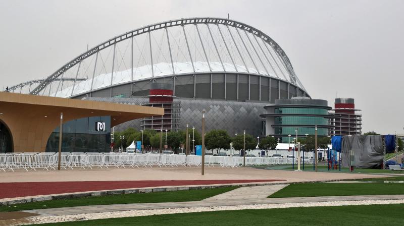 File photo of the Khalifa Stadium station of the new Doha Metro rapid transit system. AFP Photo File photo of the Khalifa Stadium station of the new Doha Metro rapid transit system. AFP Photo