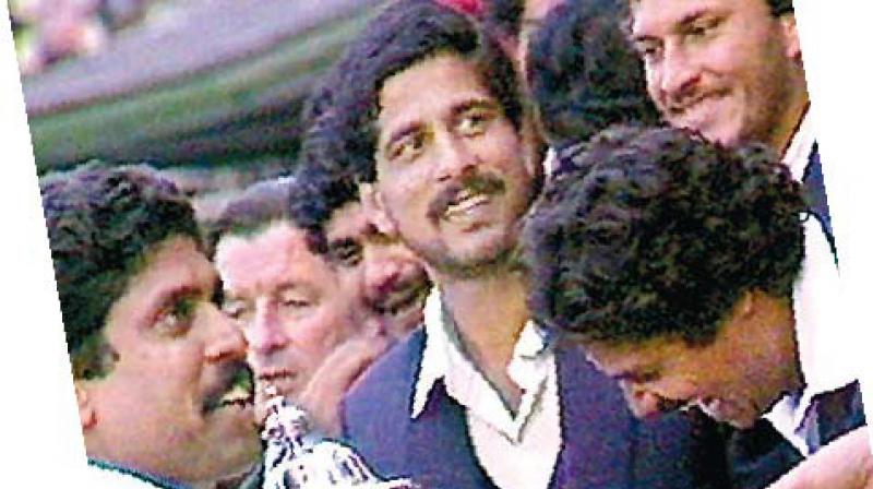 TWO FROM THE '83 VICTORS: Kapil Dev and Krishnamachari Srikkanth. DC File Photo TWO FROM THE '83 VICTORS: Kapil Dev and Krishnamachari Srikkanth. DC File Photo