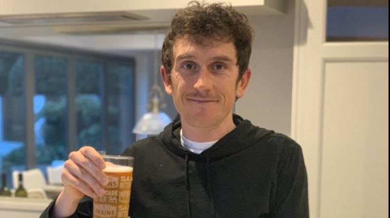 Geraint Thomas. Twitter Photo Geraint Thomas. Twitter Photo