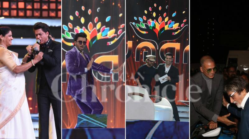 Bollywood gathers at Umang 2018 award ceremony. Bollywood gathers at Umang 2018 award ceremony.