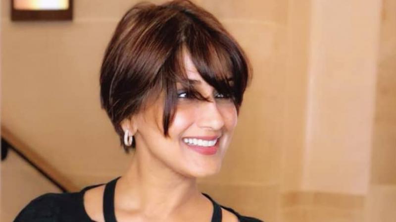 Sonali Bendre Behl's new look. Sonali Bendre Behl's new look.