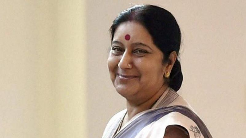 Image result for sushma challenged imran