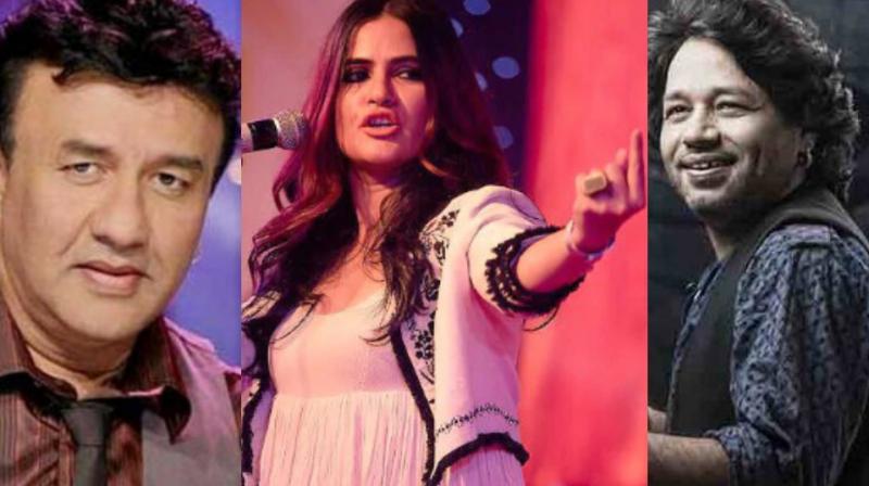 Anu Malik, Sona Mohapatra and Kailash Kher. Anu Malik, Sona Mohapatra and Kailash Kher.