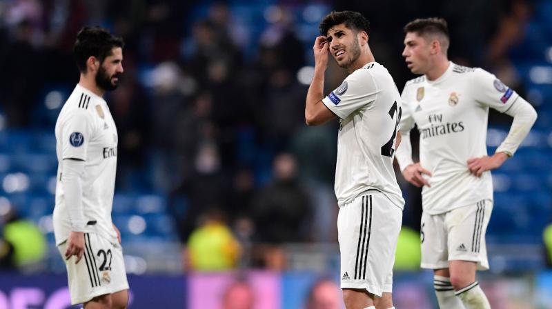 Like Madrid, United selected a largely second-string lineup with qualification secure, even though Jose Mourinho's team still had a chance of climbing above Juventus to first place with a win. (Photo: AFP) Like Madrid, United selected a largely second-string lineup with qualification secure, even though Jose Mourinho's team still had a chance of climbing above Juventus to first place with a win. (Photo: AFP)