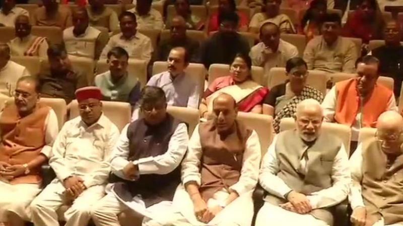 On BJP’s 38th foundation day, Prime Minister Narendra Modi said it has become the largest party due to people's blessings and tireless efforts of its workers. (Photo: ANI | Twitter) On BJP’s 38th foundation day, Prime Minister Narendra Modi said it has become the largest party due to people's blessings and tireless efforts of its workers. (Photo: ANI | Twitter)