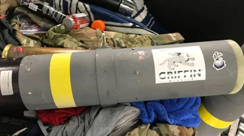The launcher was found "early this morning" at Baltimore/Washington International airport, Transportation Security Administration (TSA) spokeswoman Lisa Farbstein tweeted. (Photo: Twitter) The launcher was found "early this morning" at Baltimore/Washington International airport, Transportation Security Administration (TSA) spokeswoman Lisa Farbstein tweeted. (Photo: Twitter)