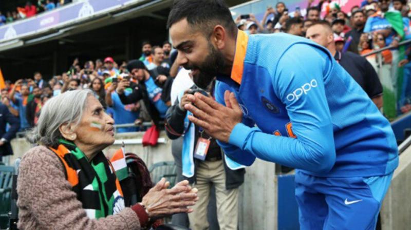Kohli also took to Twitter to express his gratitude to Patel and other Indian fans. (Photo: Virat Kohli/Twitter) Kohli also took to Twitter to express his gratitude to Patel and other Indian fans. (Photo: Virat Kohli/Twitter)
