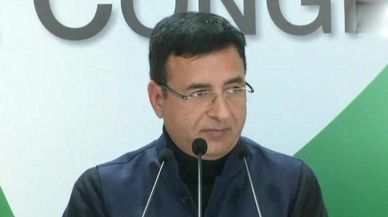 Congress communications in-charge Randeep Surejewala said, 'We want to issue a lookout notice against the following people so that these people can't leave the country. There was no risk-management system within the bank.' (Photo: Twitter | ANI) Congress communications in-charge Randeep Surejewala said, 'We want to issue a lookout notice against the following people so that these people can't leave the country. There was no risk-management system within the bank.' (Photo: Twitter | ANI)