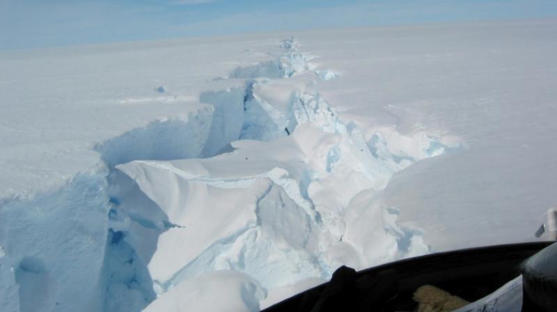 The iceberg measures 1,582 square kilometres. (Photo: AFP) The iceberg measures 1,582 square kilometres. (Photo: AFP)