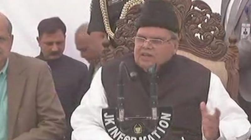 It has been proved that it was an incident of militancy, he said, adding that it 'was an act of frustration on the part of militants and Pakistan'. (Photo: ANI | Twitter) It has been proved that it was an incident of militancy, he said, adding that it 'was an act of frustration on the part of militants and Pakistan'. (Photo: ANI | Twitter)