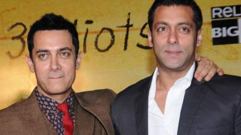 Aamir and Salman had shared screen space in 'Andaaz Apna Apna'. Aamir and Salman had shared screen space in 'Andaaz Apna Apna'.