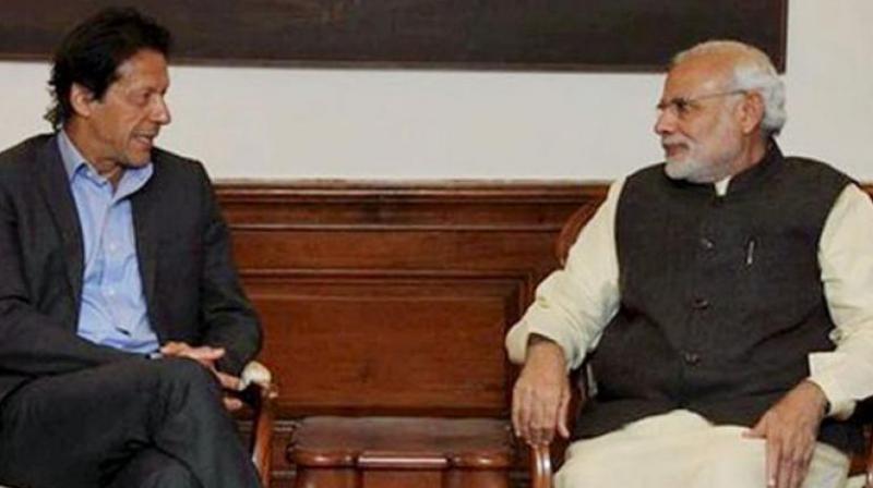 Pakistan's Prime Minister Khan, in a tweet, welcome Modi's message and said the time has come to begin a comprehensive dialogue between the two countries to address and resolve all issues, including Kashmir. (Photo: PTI | File) Pakistan's Prime Minister Khan, in a tweet, welcome Modi's message and said the time has come to begin a comprehensive dialogue between the two countries to address and resolve all issues, including Kashmir. (Photo: PTI | File)