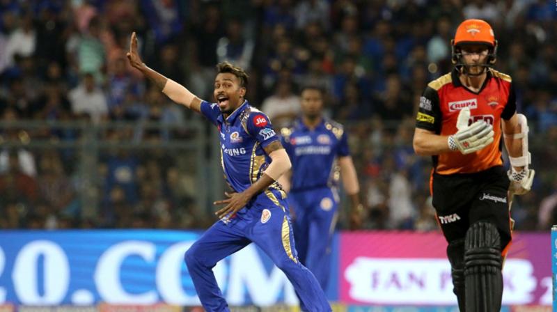 Currently, MI are on third position with 14 points from 12 games, while the SRH are in the fourth spot with 12 points from as many matches. (Photo: BCCI) Currently, MI are on third position with 14 points from 12 games, while the SRH are in the fourth spot with 12 points from as many matches. (Photo: BCCI)