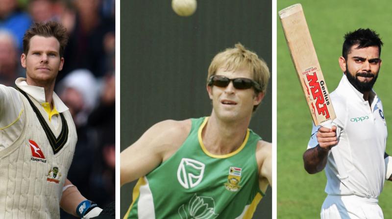 After the Ashes series got tied at 2-2, former South African player Jonty Rhodes compared Steve Smith with Indian Skipper Virat Kohli and Smith as a batsman who scores the 'ugliest hundreds', while Virat Kohli was termed as an idol, whom the new generation should follow according to the former fielding legend. (Photo:AFP) After the Ashes series got tied at 2-2, former South African player Jonty Rhodes compared Steve Smith with Indian Skipper Virat Kohli and Smith as a batsman who scores the 'ugliest hundreds', while Virat Kohli was termed as an idol, whom the new generation should follow according to the former fielding legend. (Photo:AFP)