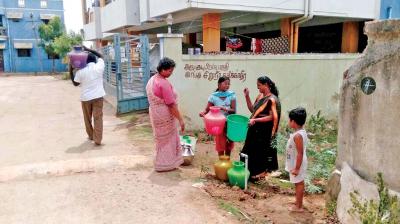 While there are 9,401 houses in Chakrayapet mandal, hardly 1,999 houses have taps, new ones among them being 727. — DC Image