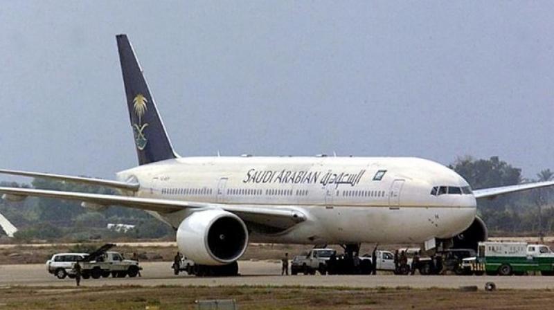 Footage posted online showed the plane leaving a trail of flame along the runway as it skidded on its nose before screeching to a halt. (Photo: AFP) Footage posted online showed the plane leaving a trail of flame along the runway as it skidded on its nose before screeching to a halt. (Photo: AFP)